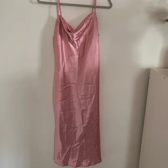Xs silk slip dress bebe frees s-m best! - Picture 2 of 4
